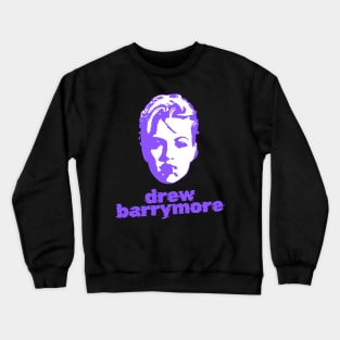 Drew barrymore ||| 80s sliced Crewneck Sweatshirt